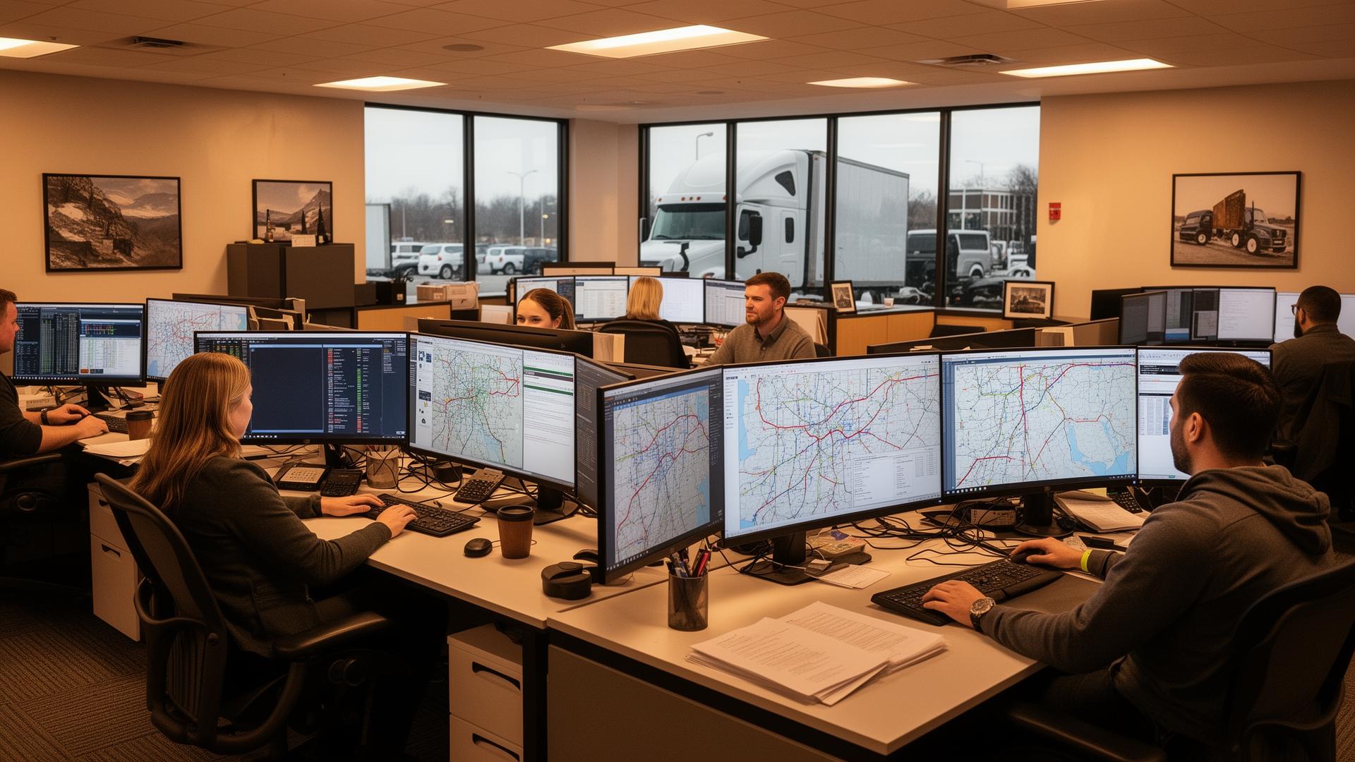 Built around the driver, not the dispatch board.